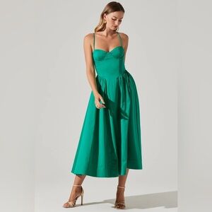 ASTR Bellamy Bustier Midi Dress